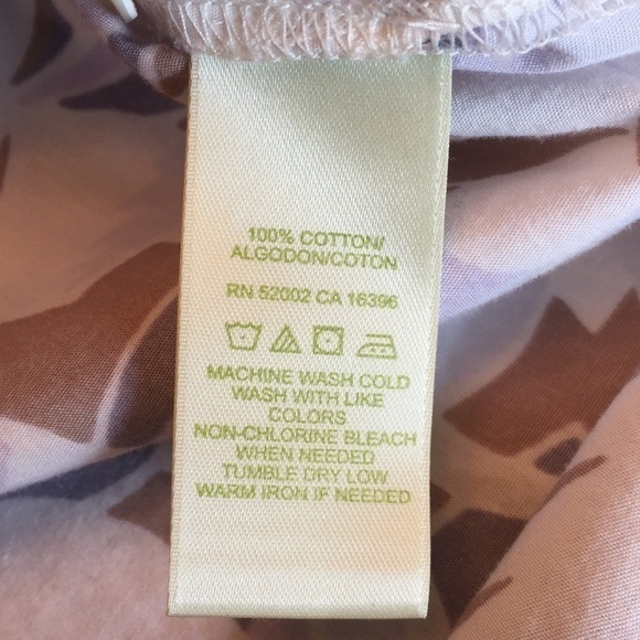 SIGRID OLSEN FLORAL Print Top - Button-Front Small - Picture 7 of 7